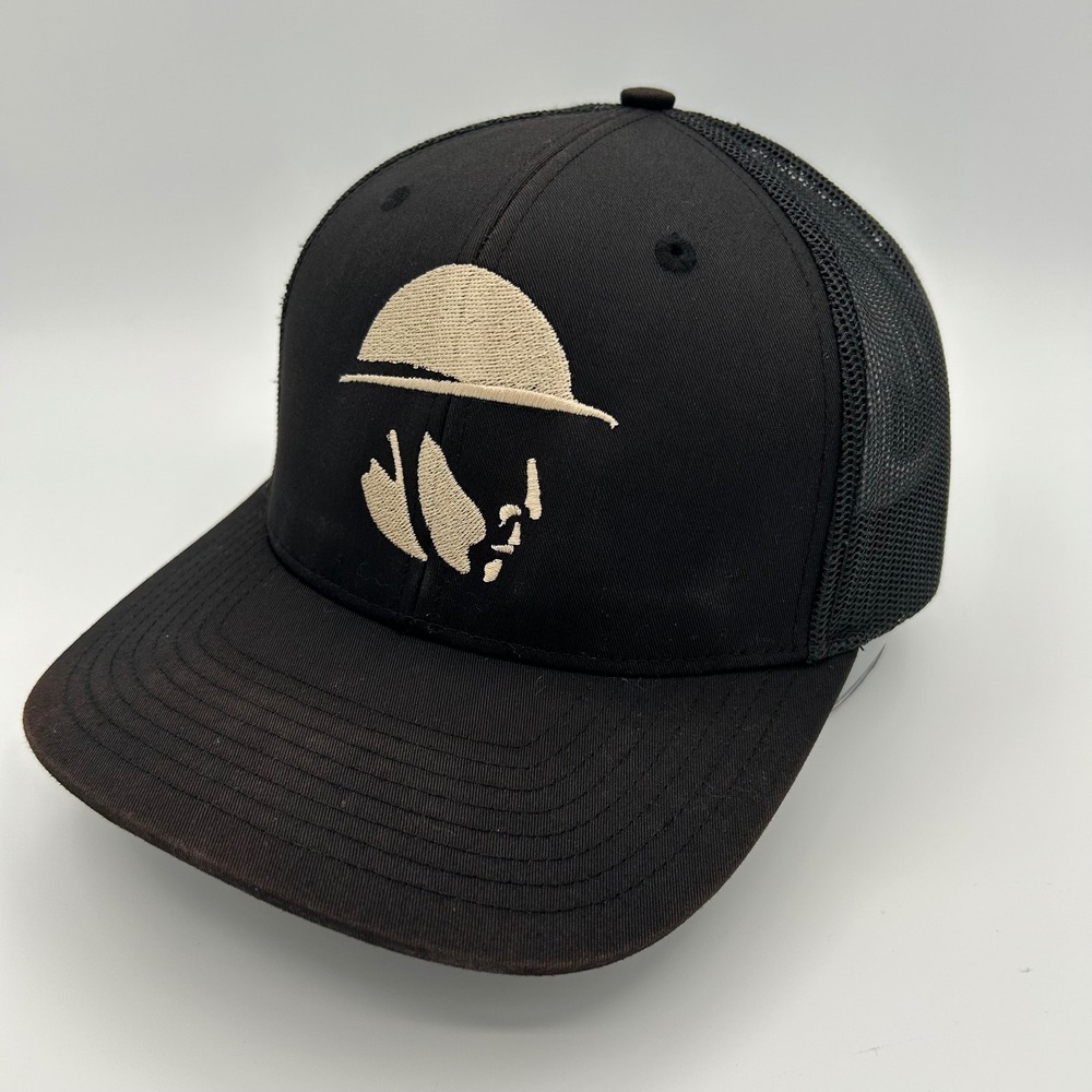 Richardson Trucker Hat Model 112 Mens OSFM Black Outdoor Explorer Style